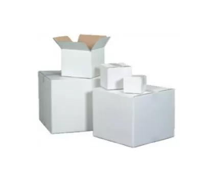 White Duplex Corrugated Box