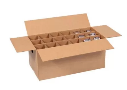 Corrugated Box with Partition